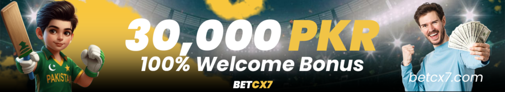 100% Welcome Bonus up to 30,000 PKR
